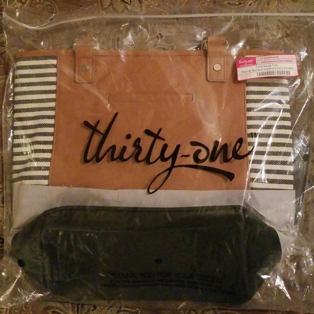 Thirty One Color Block Tote